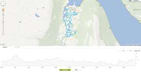 løype og høydeprofil 10 km_500x256