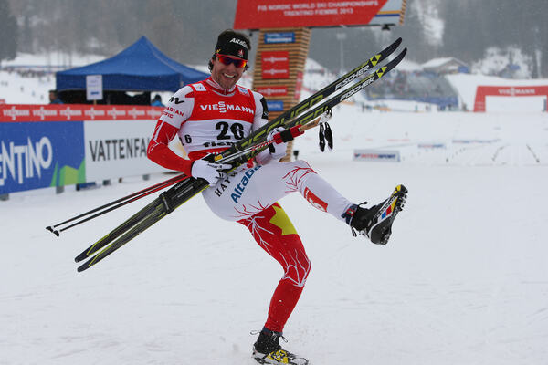 21.02.2013, Val di Fiemme, Italy (ITA): Alex Harvey (CAN), Fischer, Swix, Salomon, One Way - FIS nordic world ski championships, cross-country, individual sprint, Val di Fiemme (ITA). www.nordicfocus.com. © Laiho/NordicFocus. Every downloaded picture is NordicFocus