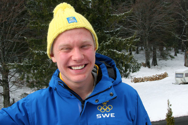 AXEL EKSTRÖM från Garphyttan har varit Sveriges bästa åkare på ungdoms-OS. Var 10:a på sprinten och 5:a i den klassiska tävlingen. Foto: KARIN BÅNGMAN
