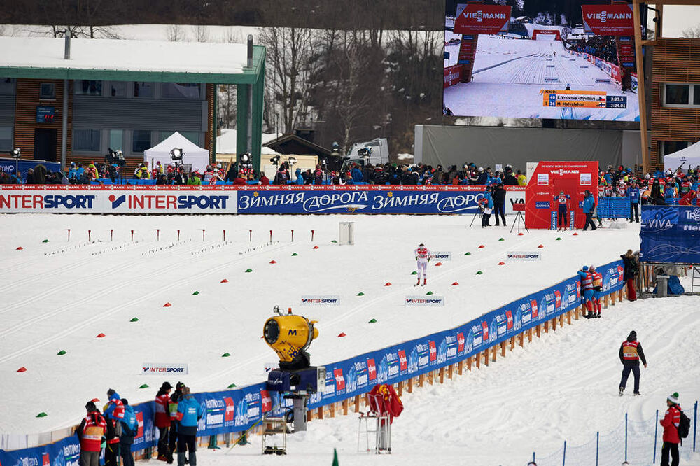 21.02.2013, Val di Fiemme, Italy (ITA):  women