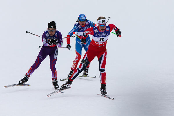 23.02.2013, Val di Fiemme, Italy (ITA): Astrid Jacobsen (NOR), Rossignol, KV+, Rottefella, Swix - FIS nordic world ski championships, cross-country, skiathlon women, Val di Fiemme (ITA). www.nordicfocus.com. © Laiho/NordicFocus. Every downloaded picture NordicFocus