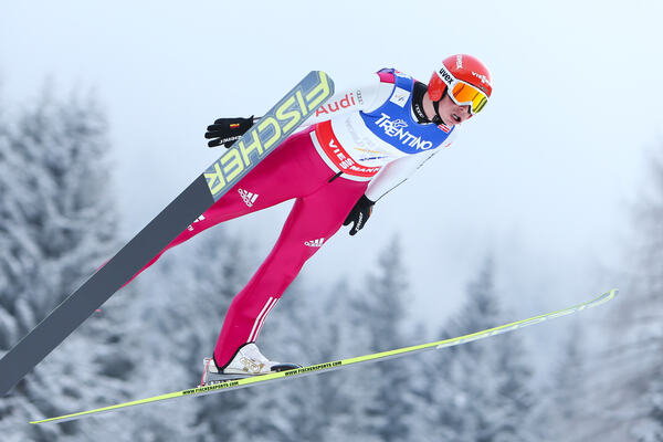 22.02.2013, Val di Fiemme, Italy (ITA): Eric Frenzel (GER), Fischer, Leki, Salomon, Adidas - FIS nordic world ski championships, nordic combined, individual gundersen HS106/10km, Val di Fiemme (ITA). www.nordicfocus.com. © Laiho/NordicFocus. Every downl NordicFocus
