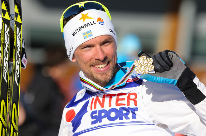 FANTASTISKT! Johan Olsson gjorde en av tidernas mest imponerande femmilslopp och vann VM-guldet. Foto: NORDIC FOCUS