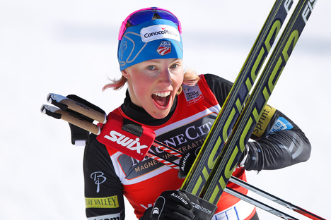 09.03.2013, Lahti, Finland (FIN): Kikkan Randall (USA), Fischer, Swix, Salomon- FIS world cup cross-country, individual sprint, Lahti (FIN). www.nordicfocus.com. © Laiho/NordicFocus. Every downloaded picture is fee-liable. NordicFocus 09.03.2013, Lahti, Finland (FIN): Kikkan Randall (USA), Fischer, Swix, Salomon- FIS world cup cross-country, individual sprint, Lahti (FIN). www.nordicfocus.com. © Laiho/NordicFocus. Every downloaded picture is fee-liable.