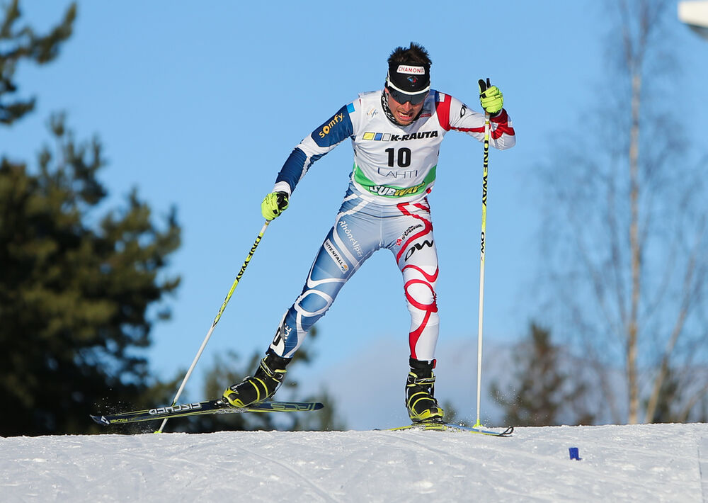 08.03.2013, Lahti, Finland (FIN): Francois Braud (FRA), Fischer, One Way, Rottefella- FIS world cup nordic combined, individual gundersen HS130/10km, Lahti (FIN). www.nordicfocus.com. © Laiho/NordicFocus. Every downloaded picture is fee-liable.