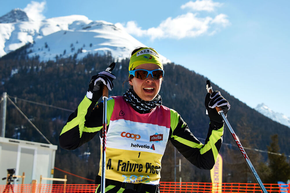 10.03.2013, St. Moritz, Switzerland (SUI): Anouk Faivre Picon (FRA)- FIS Marathon Cup Engadin Skimarathon, St. Moritz (SUI). www.nordicfocus.com. © Felgenhauer/NordicFocus. Every downloaded picture is fee-liable.