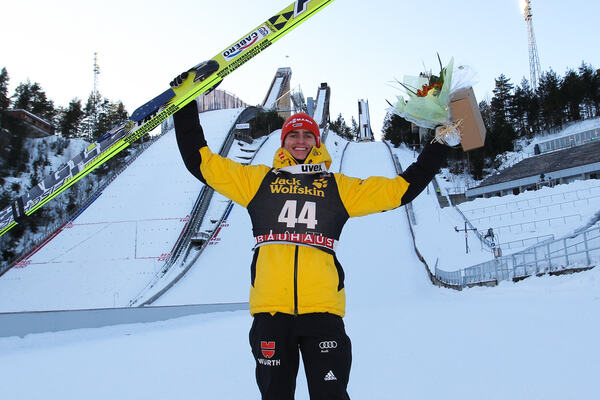 10.03.2013, Lahti, Finland (FIN): Richard Freitag (GER), Fischer- FIS world cup ski jumping, individual HS130, Lahti (FIN). www.nordicfocus.com. © Laiho/NordicFocus. Every downloaded picture is fee-liable. NordicFocus