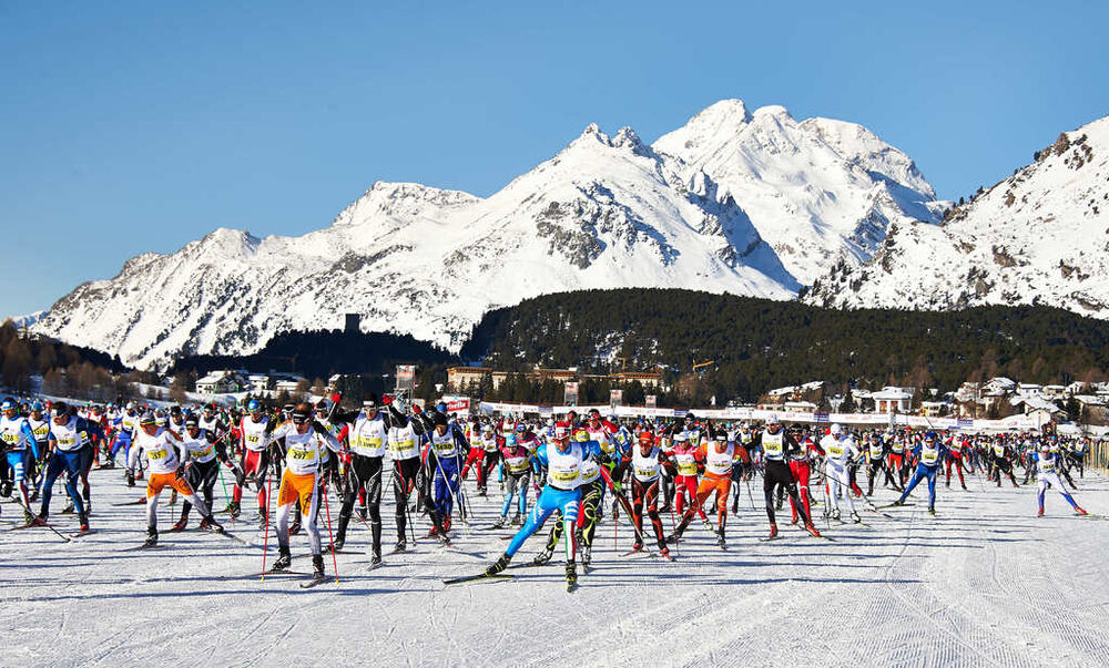 10.03.2013, St. Moritz, Switzerland (SUI): start- FIS Marathon Cup Engadin Skimarathon, St. Moritz (SUI). www.nordicfocus.com. © Felgenhauer/NordicFocus. Every downloaded picture is fee-liable. NordicFocus 10.03.2013, St. Moritz, Switzerland (SUI): start- FIS Marathon Cup Engadin Skimarathon, St. Moritz (SUI). www.nordicfocus.com. © Felgenhauer/NordicFocus. Every downloaded picture is fee-liable.