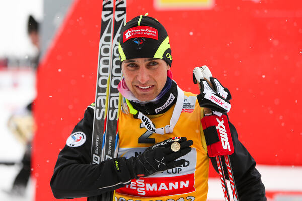 16.03.13, Oslo, Norway (NOR): Jason Lamy Chappuis (FRA), Salomon, Swix, One Way and the Holmenkollen medal- FIS world cup nordic combined, individual gundersen HS134/10km, Oslo (NOR). www.nordicfocus.com. © Laiho/NordicFocus. Every downloaded picture is NordicFocus