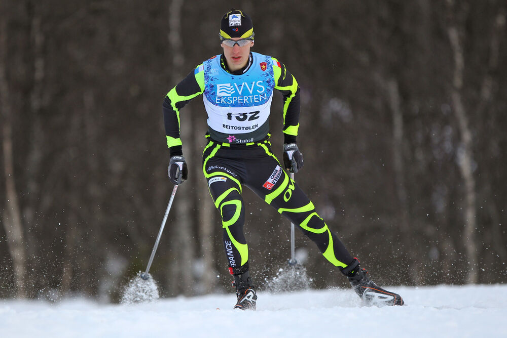 16.11.2012, Beitostoelen, Norway (NOR): Bastien Poirrier (FRA), Rossignol, Swix, Rottefella, One Way - Beitosprinten Cross-Country, 15 km men skating, Beitostoelen (NOR). www.nordicfocus.com. © Laiho/NordicFocus. Every downloaded picture is fee-liable.