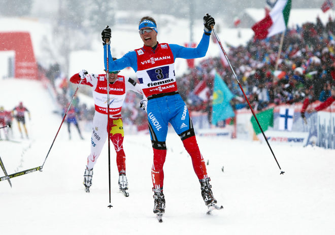 NIKITA KRIUKOV blev VM-kungen i sprint med två guld i Val di Fiemme 2013. Han finns med i det ryska laget till Kuusamo. Foto: NORDIC FOCUS