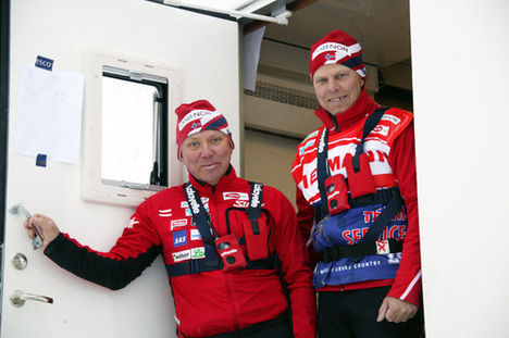 ULF OLSSON (t v) och brorsan Perry har vallat för det norska landslaget dom senate åren, men nu har Ulf ett erbjudande om att återgå till polskan Justyna Kowalczyk. Foto: KJELL-ERIK KRISTIANSEN