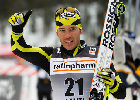 12.03.2011, Lahti, Finland (FIN): Vincent Vittoz (FRA), Rossignol, One Way, Rottefella - FIS world cup cross-country, pursuit men, Lahti (FIN). www.nordicfocus.com. © Laiho/NordicFocus. Every downloaded picture is fee-liable.