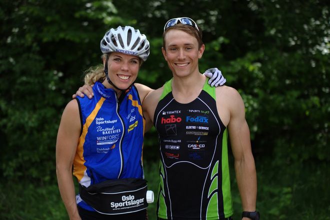 SEGRARE I 2013 års upplaga av rullskidstävlingen King of the Hill i Göteborg blev Sandra Hansson (t v) och Marcus Johansson. Foto: ANDREAS CLAESSON