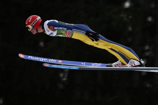 03.01.2013, Innsbruck, Austria (AUT): Andreas Wellinger (GER), Fluege.de - FIS world cup ski jumping, four hills tournament, individual HS130 qualification, Innsbruck (AUT). www.nordicfocus.com. © Laiho/NordicFocus. Every downloaded picture is fee-liabl NordicFocus