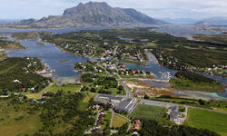 Flyfoto Herøy sentrum Flyfoto Herøy sentrum