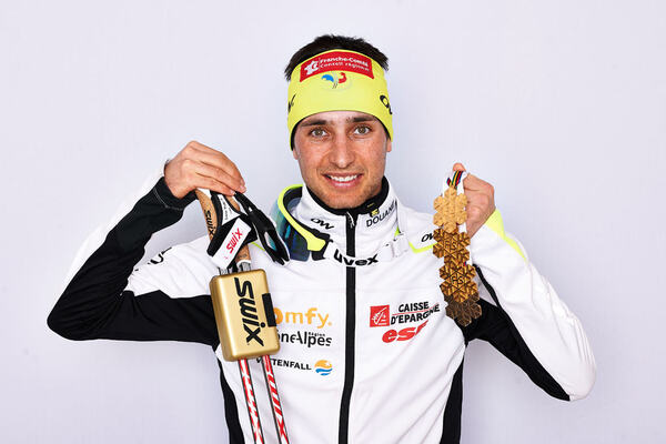 02.03.2013, Val di Fiemme, Italy (ITA): Jason Lamy Chappuis (FRA)- FIS nordic world ski championships, nordic combined, medals, Val di Fiemme (ITA). www.nordicfocus.com. © Felgenhauer/NordicFocus. Every downloaded picture is fee-liable. NordicFocus