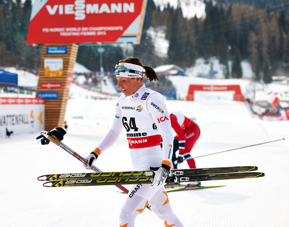 26.02.2013, Val di Fiemme, Italy (ITA): Charlotte Kalla (SWE)- FIS nordic world ski championships, cross-country, 10km women, Val di Fiemme (ITA). www.nordicfocus.com. © Felgenhauer/NordicFocus. Every downloaded picture is fee-liable.