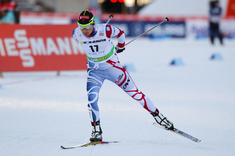 08.03.2013, Lahti, Finland (FIN): Jason Lamy Chappuis (FRA), Salomon, Swix, One Way- FIS world cup nordic combined, individual gundersen HS130/10km, Lahti (FIN). www.nordicfocus.com. © Laiho/NordicFocus. Every downloaded picture is fee-liable.