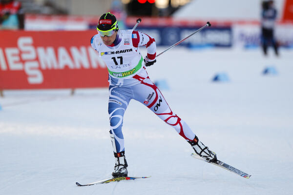08.03.2013, Lahti, Finland (FIN): Jason Lamy Chappuis (FRA), Salomon, Swix, One Way- FIS world cup nordic combined, individual gundersen HS130/10km, Lahti (FIN). www.nordicfocus.com. © Laiho/NordicFocus. Every downloaded picture is fee-liable. NordicFocus