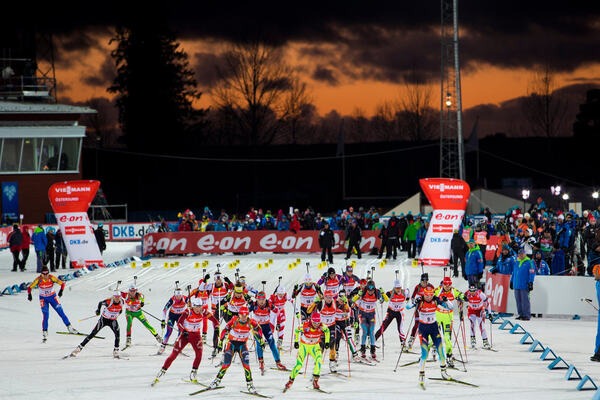 24.11.2013, Oestersund, Sweden (SWE): Biathlon Feature: Start into the new season- IBU world cup biathlon, relay mixed, Oestersund (SWE). www.nordicfocus.com. © Manzoni/NordicFocus. Every downloaded picture is fee-liable. NordicFocus