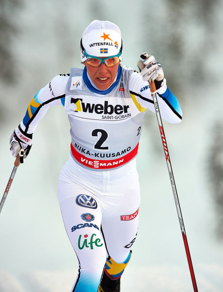 CHARLOTTE KALLA visade stark klassisk form med en 5:e plats över 5 km i Ruka-Kuusamo. Foto: NORDIC FOCUS/Felgenhauer
