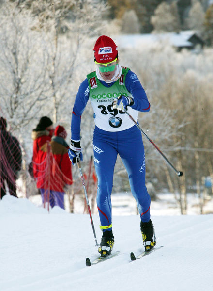 SOFIA BLECKUR är den andra Mora-åkaren som lämnar återbud till helgens världscup i Lillehammer. Sedan tidigare har också Anna Haag dragit sig ur. Foto: MARCELA HAVLOVA