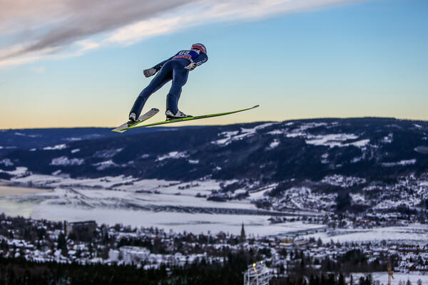 06.12.2013, Lillehammer, Norway (NOR): Severin Freund (GER), Fischer- FIS world cup ski jumping, training, Lillehammer (NOR). www.nordicfocus.com. © Laiho/NordicFocus. Every downloaded picture is fee-liable. NordicFocus