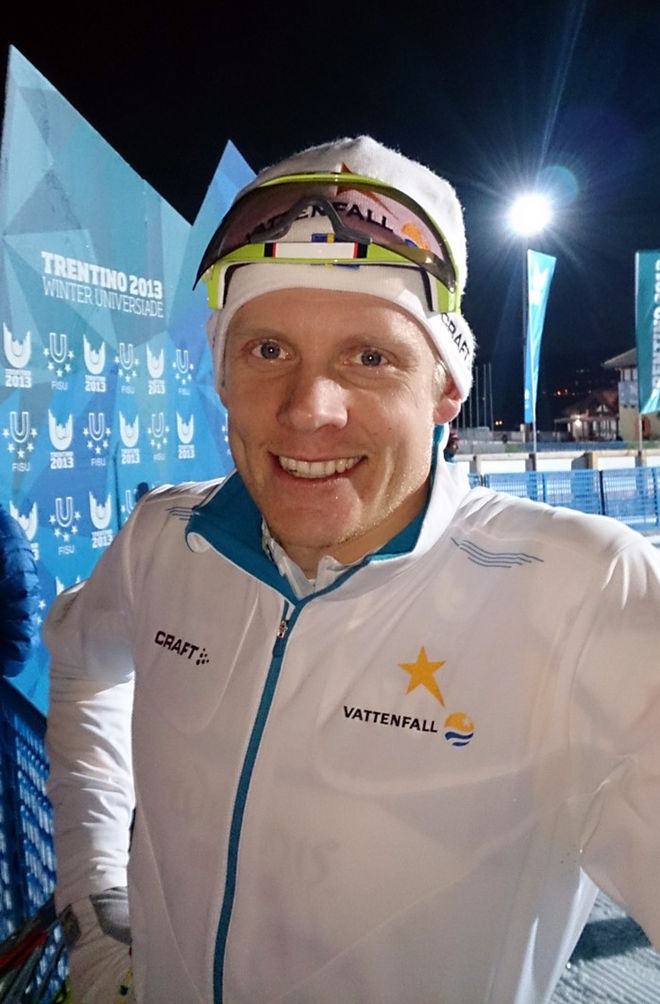 LARS SUTHER var åter igen bästa svenska åkare vid Universiaden i Italia. Fyra på sprint var starkt av Lima-åkaren. Foto: SVENSKA AKADEMISKA IDROTTSFÖRBUNDET