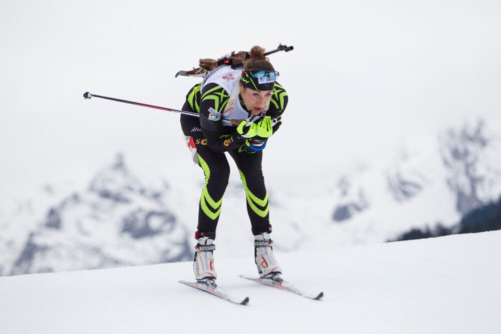14.12.2013, Annecy-Le Grand Bornand, France (FRA): Marie Laure Brunet (FRA) - IBU world cup biathlon, sprint women, Annecy-Le Grand Bornand (FRA). www.nordicfocus.com. © Manzoni/NordicFocus. Every downloaded picture is fee-liable.