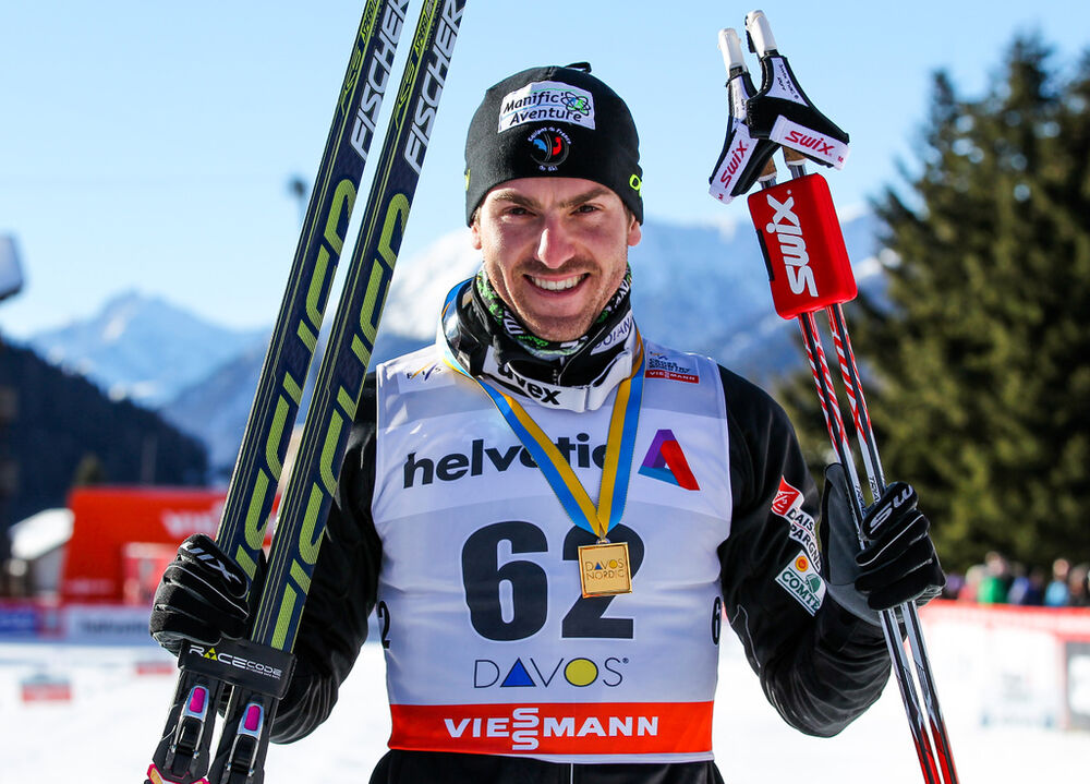 14.12.2013, Davos, Switzerland (SUI): Maurice Manificat (FRA), Fischer, Swix, Rottefella, One Way- FIS world cup cross-country, 30km men, Davos (SUI). www.nordicfocus.com. © Laiho/NordicFocus. Every downloaded picture is fee-liable. NordicFocus 14.12.2013, Davos, Switzerland (SUI): Maurice Manificat (FRA), Fischer, Swix, Rottefella, One Way- FIS world cup cross-country, 30km men, Davos (SUI). www.nordicfocus.com. © Laiho/NordicFocus. Every downloaded picture is fee-liable.