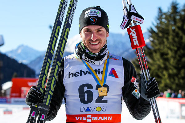 14.12.2013, Davos, Switzerland (SUI): Maurice Manificat (FRA), Fischer, Swix, Rottefella, One Way- FIS world cup cross-country, 30km men, Davos (SUI). www.nordicfocus.com. © Laiho/NordicFocus. Every downloaded picture is fee-liable. NordicFocus