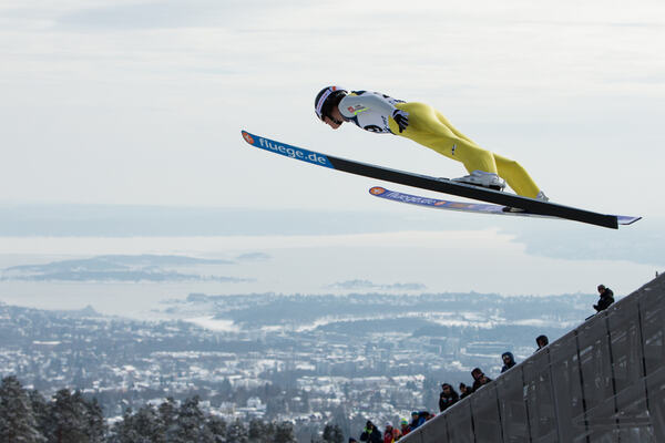17.03.2013, Oslo, Norway (NOR): Coline Mattel (FRA), Fluege.de- FIS world cup ski jumping ladies, individual HS134, Oslo (NOR). www.nordicfocus.com. © Laiho/NordicFocus. Every downloaded picture is fee-liable. NordicFocus