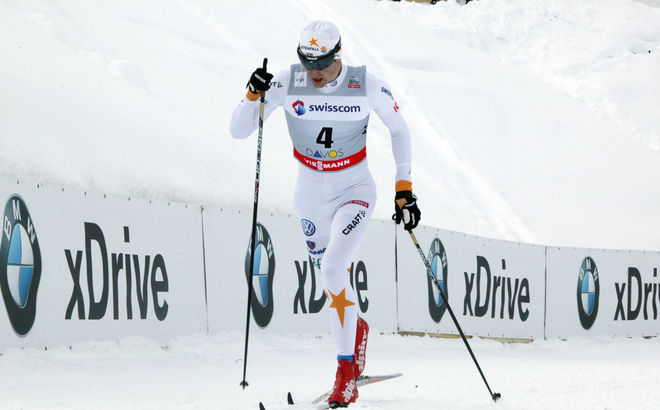 DAG FÖR Teodor Peterson att visa lite form i den klassiska sprinten i Otepää. Foto: STEPHAN KAUFMANN