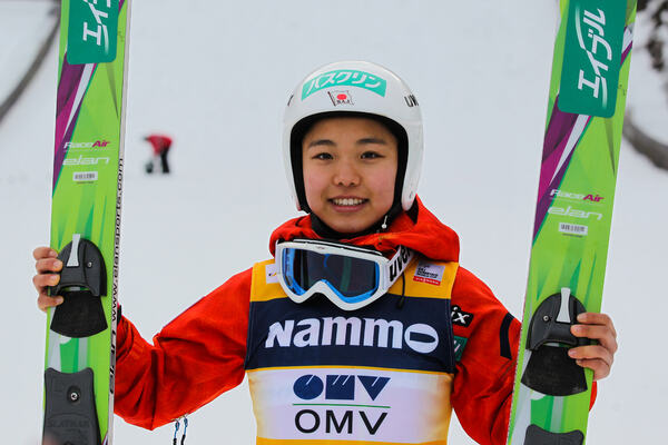 21.12.2013, Hinterzarten, Germany (GER): Sara Takanashi (JPN), Elan- FIS world cup ski jumping ladies, individual HS106, Hinterzarten (GER). www.nordicfocus.com. © Laiho/NordicFocus. Every downloaded picture is fee-liable. NordicFocus