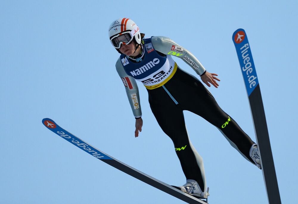 20.12.2013, Hinterzarten, Germany (GER): Coline Mattel (FRA), Fluege.de- FIS world cup ski jumping ladies, training, Hinterzarten (GER). www.nordicfocus.com. © Laiho/NordicFocus. Every downloaded picture is fee-liable.