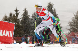 MARTIN JOHANSSON var bäste svensk på sista etappen av Tour de Ski, men alla svenska åkare tappade över 1,50 minuter på bästa tiden. Foto: MARCELA HAVLOVA