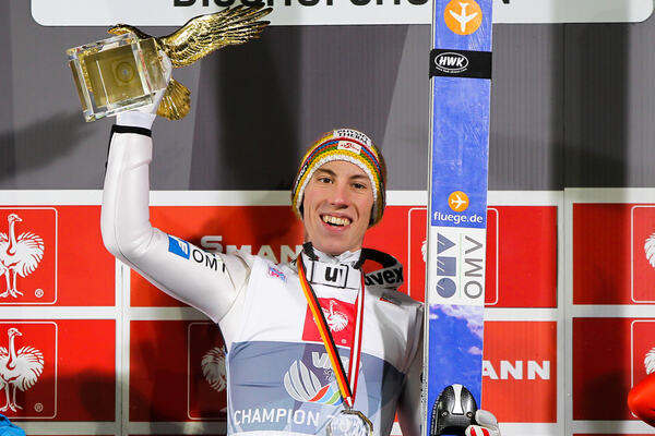 06.01.2014, Bischofshofen, Austria (AUT): Thomas Diethart (AUT)- FIS world cup ski jumping, four hills tournament, individual HS140, Bischofshofen (AUT). www.nordicfocus.com. © Laiho/NordicFocus. Every downloaded picture is fee-liable. NordicFocus