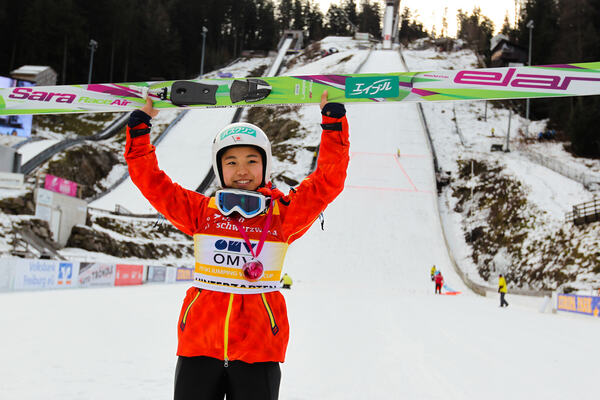 22.12.2013, Hinterzarten, Germany (GER): Sara Takanashi (JPN), Elan- FIS world cup ski jumping ladies, individual HS106, Hinterzarten (GER). www.nordicfocus.com. © Laiho/NordicFocus. Every downloaded picture is fee-liable. NordicFocus