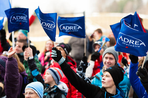 11.01.2014, Chaux-Neuve, France (FRA): flags at the stadium- FIS world cup nordic combined, individual gundersen HS118/10km, Chaux-Neuve (FRA). www.nordicfocus.com. © Becker/NordicFocus. Every downloaded picture is fee-liable. NordicFocus