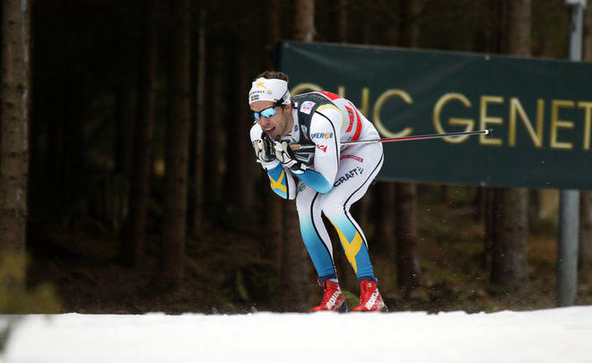 MARCUS HELLNER lämnade många frågetecken inför OS efter helgens världscuptävlingar i Nove Mesto. Han långt från sin toppform! Foto: MILAN DROBNY