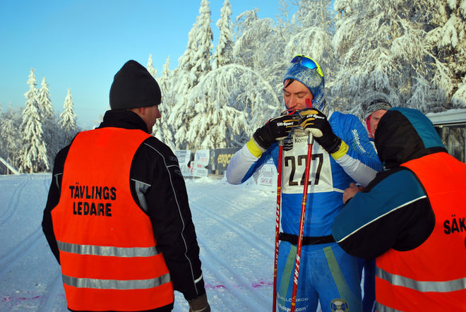 ERIK MELIN-SÖDERSTRÖM, Östersunds SK var snabbast av herrarna över 41 km.