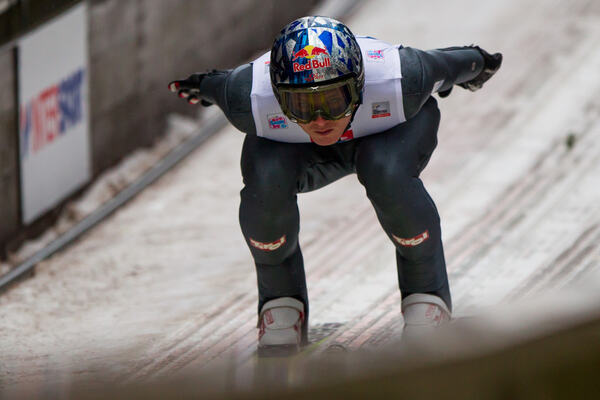 05.01.2014, Bischofshofen, Austria (AUT): Thomas Morgenstern (AUT), Fischer- FIS world cup ski jumping, four hills tournament, individual HS140 qualification, Bischofshofen (AUT). www.nordicfocus.com. © Laiho/NordicFocus. Every downloaded picture is fee NordicFocus