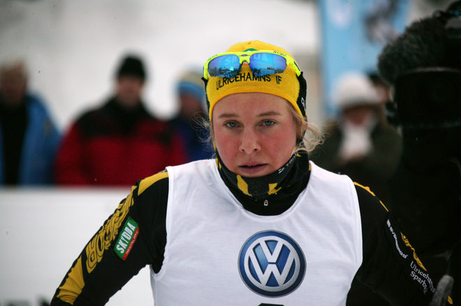 HANNA FALK var snabbast i den klassiska sprinten i Skandinaviska cupen i Meråker. Foto: KJELL-ERIK KRISTIANSEN