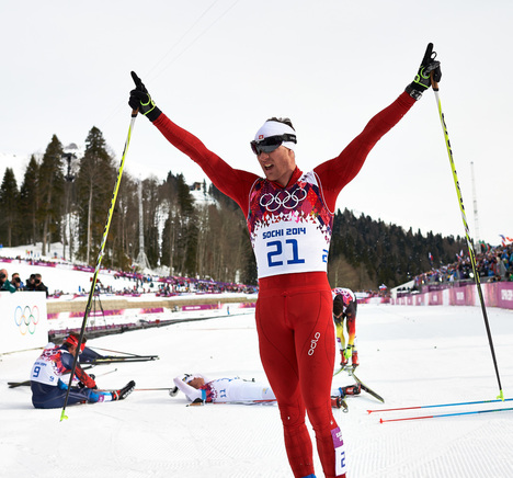 09.02.2014, Sochi, Russia (RUS): Dario Cologna (SUI)- XXII. Olympic Winter Games Sochi 2014, cross-country, skiathlon men, Sochi (RUS). www.nordicfocus.com. © NordicFocus. Every downloaded picture is fee-liable. NordicFocus 09.02.2014, Sochi, Russia (RUS): Dario Cologna (SUI)- XXII. Olympic Winter Games Sochi 2014, cross-country, skiathlon men, Sochi (RUS). www.nordicfocus.com. © NordicFocus. Every downloaded picture is fee-liable.