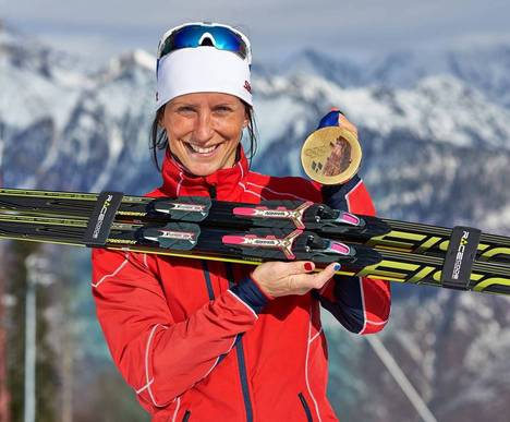 10.02.2014, Sochi, Russia (RUS): Marit Bjoergen (NOR)- XXII. Olympic Winter Games Sochi 2014, cross-country, medals, Sochi (RUS). www.nordicfocus.com. © NordicFocus. Every downloaded picture is fee-liable. NordicFocus 10.02.2014, Sochi, Russia (RUS): Marit Bjoergen (NOR)- XXII. Olympic Winter Games Sochi 2014, cross-country, medals, Sochi (RUS). www.nordicfocus.com. © NordicFocus. Every downloaded picture is fee-liable.