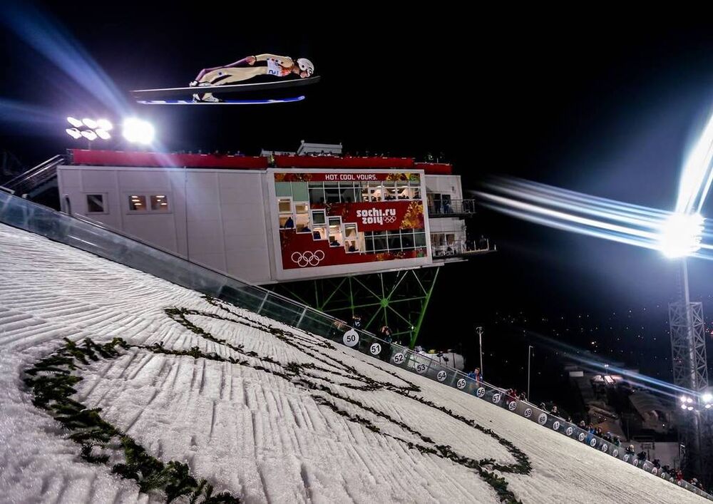 11.02.2014, Sochi, Russia (RUS): Coline Mattel (FRA), Fluege.de- XXII. Olympic Winter Games Sochi 2014, ski jumping ladies, individual HS106, Sochi (RUS). www.nordicfocus.com. © NordicFocus. Every downloaded picture is fee-liable. NordicFocus 11.02.2014, Sochi, Russia (RUS): Coline Mattel (FRA), Fluege.de- XXII. Olympic Winter Games Sochi 2014, ski jumping ladies, individual HS106, Sochi (RUS). www.nordicfocus.com. © NordicFocus. Every downloaded picture is fee-liable.