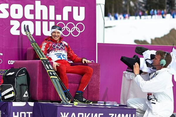 14.02.2014, Sochi, Russia (RUS): Dario Cologna (SUI)- XXII. Olympic Winter Games Sochi 2014, cross-country, 15km men, Sochi (RUS). www.nordicfocus.com. © NordicFocus. Every downloaded picture is fee-liable. NordicFocus