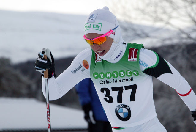 MAGDALENA PAJALA vann Team Sportia Cup-sprinten i Borås under lördagen före Hanna Falk och Jennie öberg. Foto: MARCELA HAVLOVA