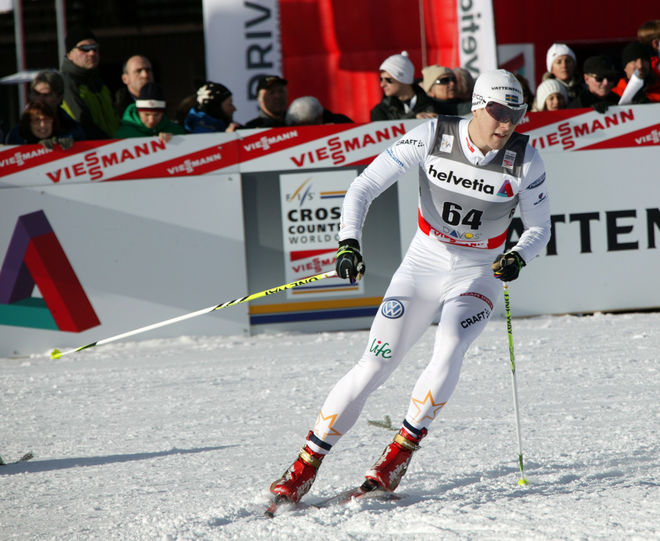 ANTON LINDBLAD blev bäste svensk i prologen i sprinten i Lillehammer. Foto: STEPHAN KAUFMANN